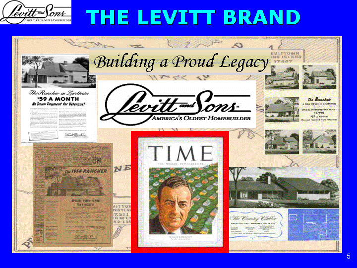 THE LEVITT BRAND