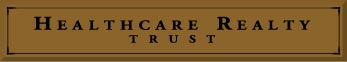 (HEALTHCARE REALTY TRUST LOGO)