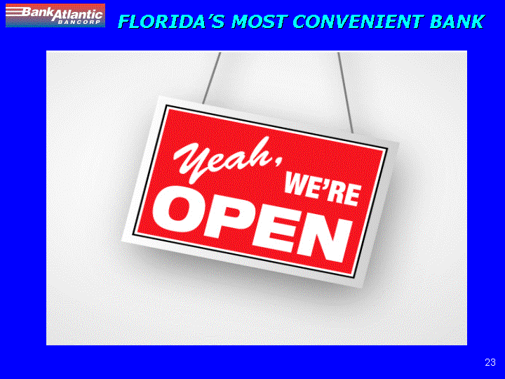 (FLORIDA'S MOST CONVENIENT BANK)