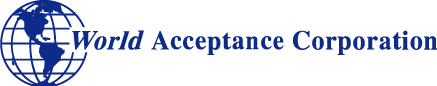 (WORLD ACCEPTANCE CORPORATION LOGO)