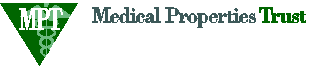 (MEDICAL PROPERTIES TRUST LOGO)