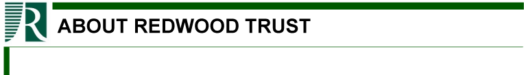 (ABOUT REDWOOD TRUST GRAPHIC)