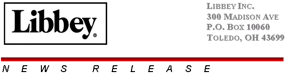 (LIBBEY LETTERHEAD AND LOGO)