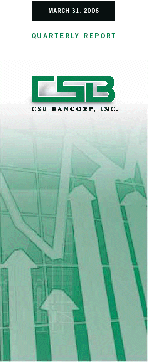 (CSB BANCORP, INC. LOGO)