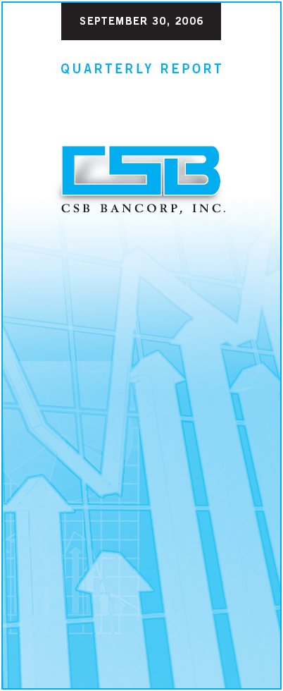 (CSB BANCORP, INC.)