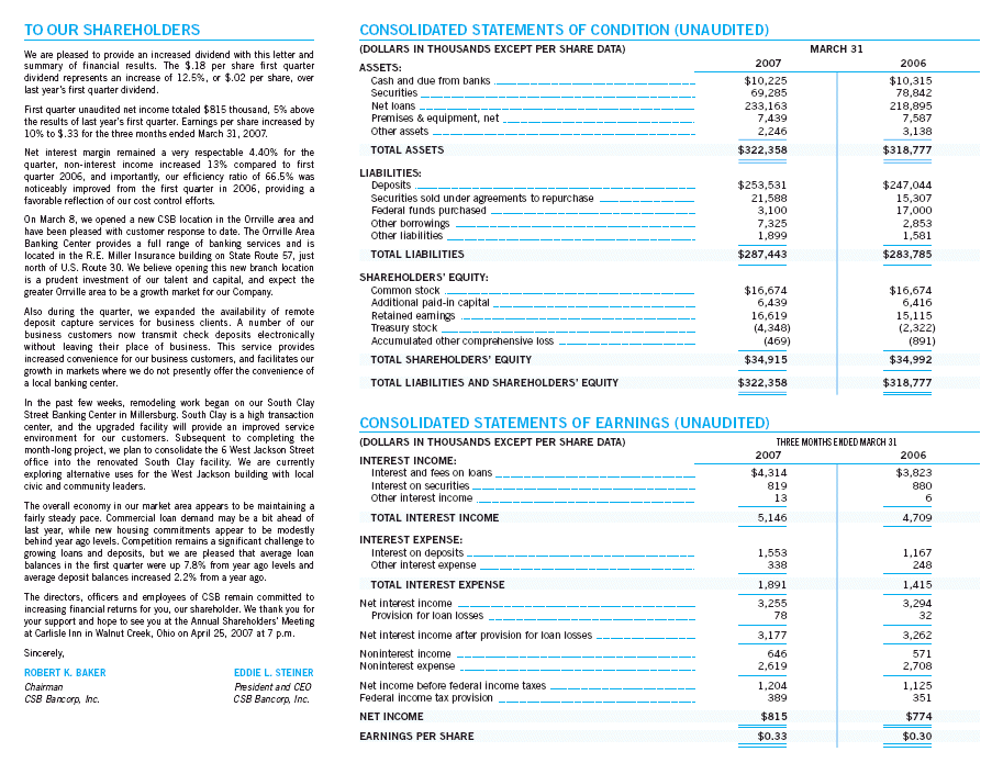 (Quarterly Report)