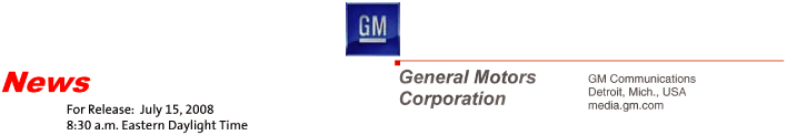 (GM LETTERHEAD)