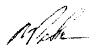 signature of officer