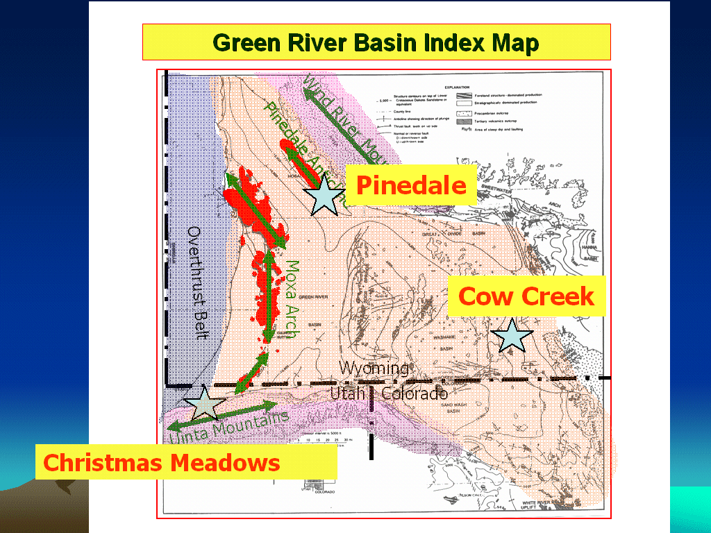 (GREEN RIVER BASIN INDEX MAP)