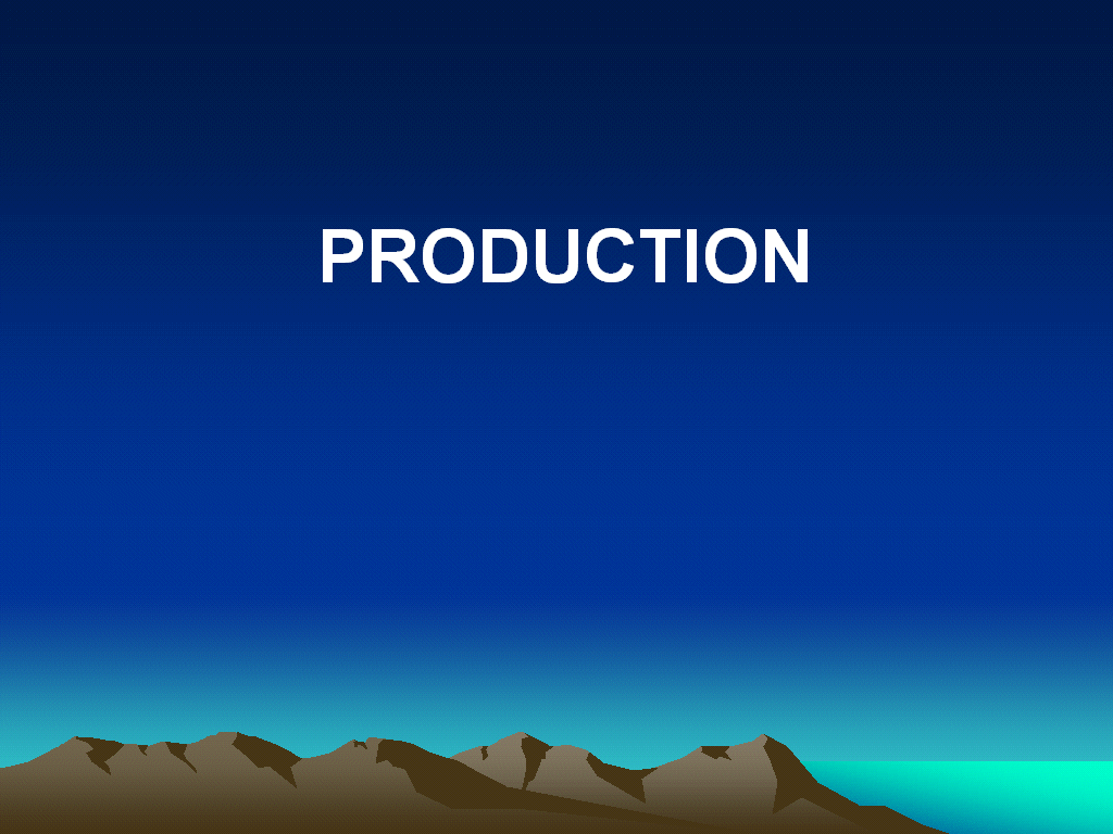 (PRODUCTIONS)