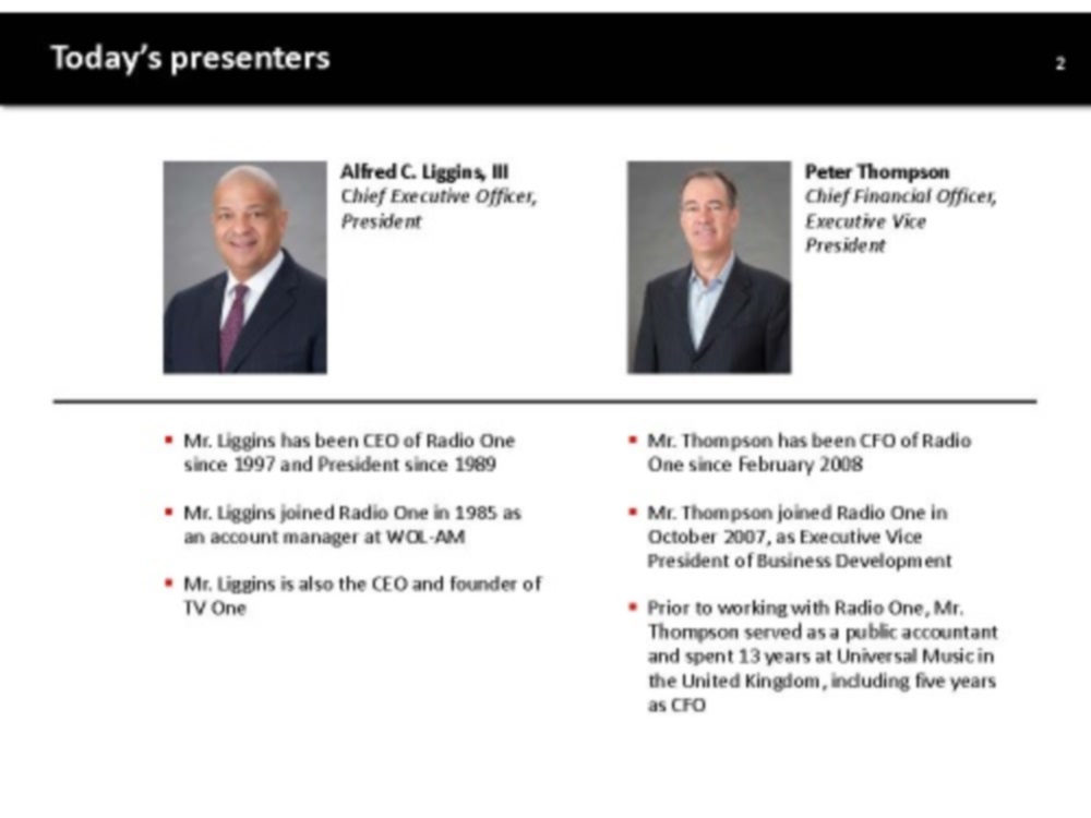 INVESTOR PRESENTATION PAGE 3