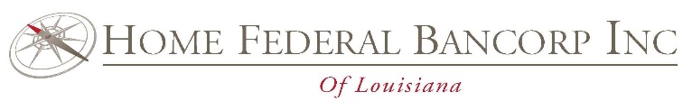 Home Federal's logo