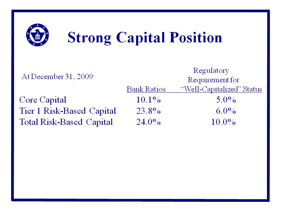 Slide in KBW presentation