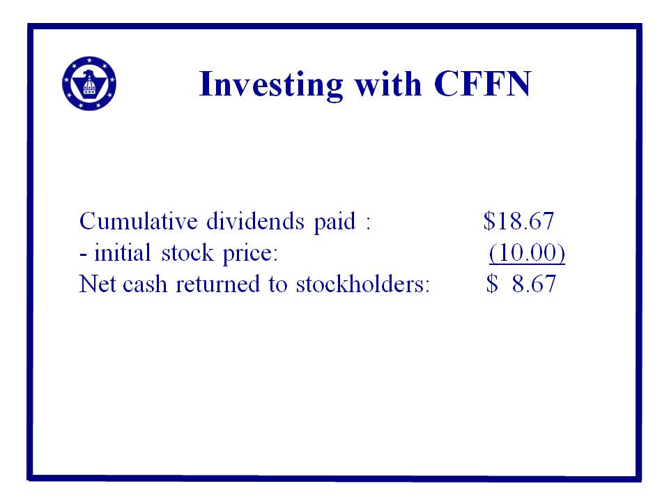 Slide in KBW presentation