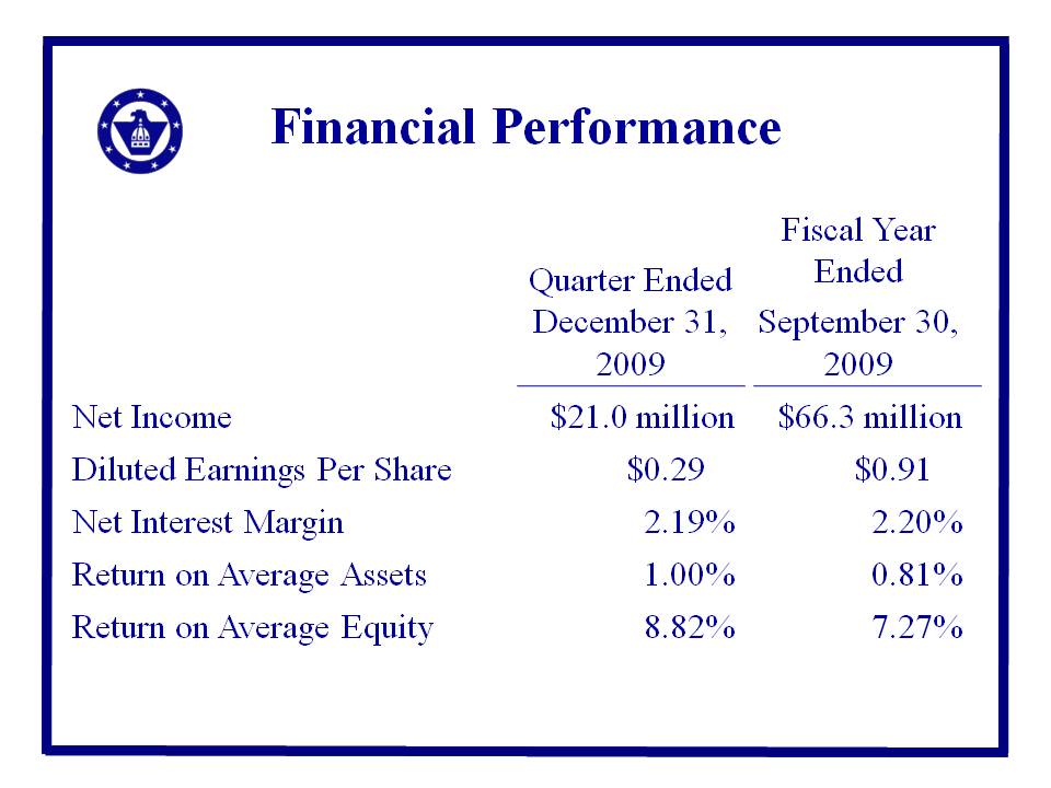 Slide in KBW presentation