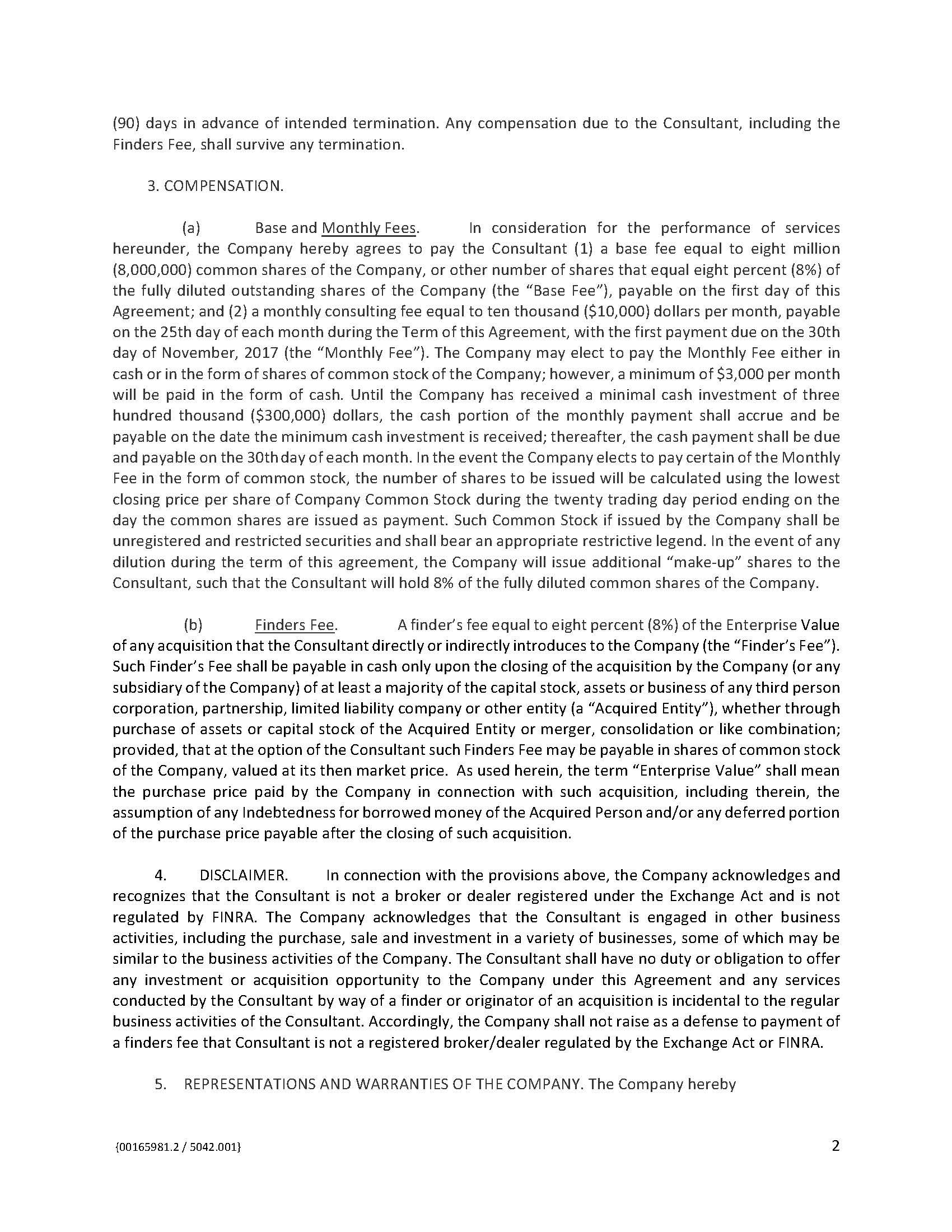 BGFT - Veyo Advisory Agreement 10-30-17 2_Form of_Page_2.jpg