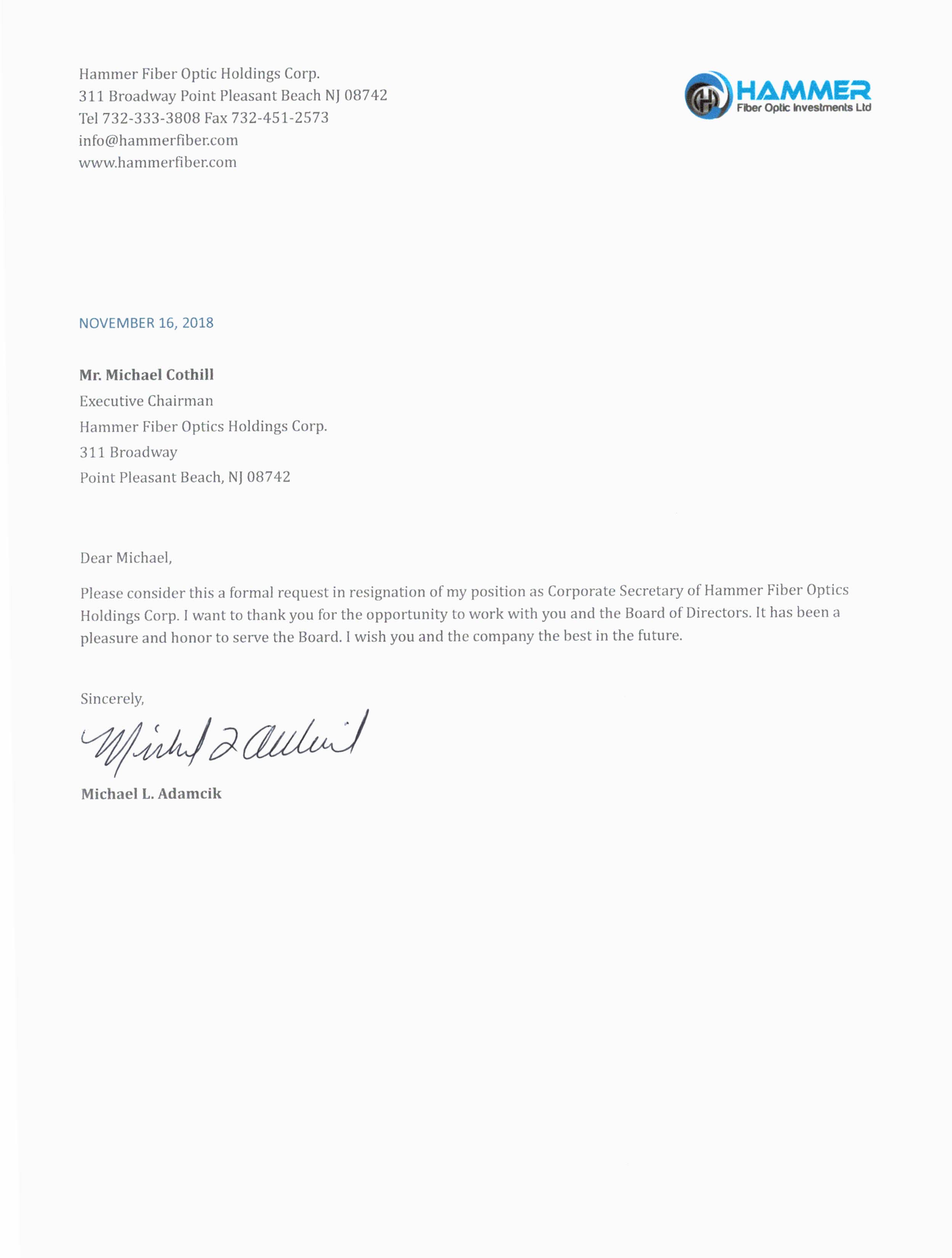 Mike Adamcik (letter of resignation).jpg