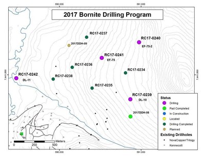 Figure 1 - MAP SHOWING LOCATION OF CURRENT DRILLING (CNW Group|Trilogy Metals Inc.)