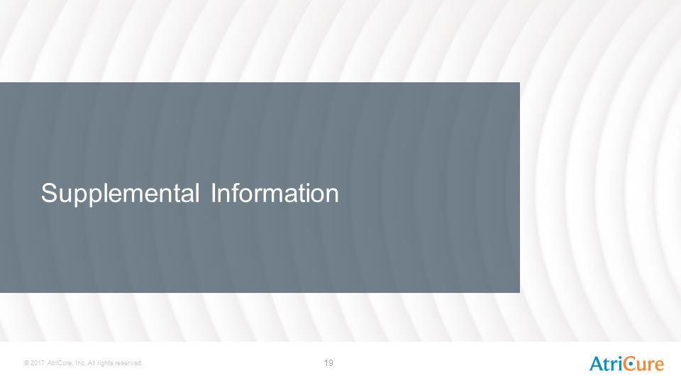 J:\SEC Filings\8-K\Infestor Presentation Aug17\AtriCure Investor Presentation Aug 2017\Slide19.PNG