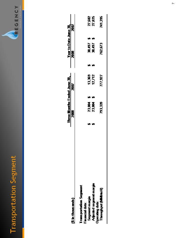 Slide 7 - Transportation Segment
