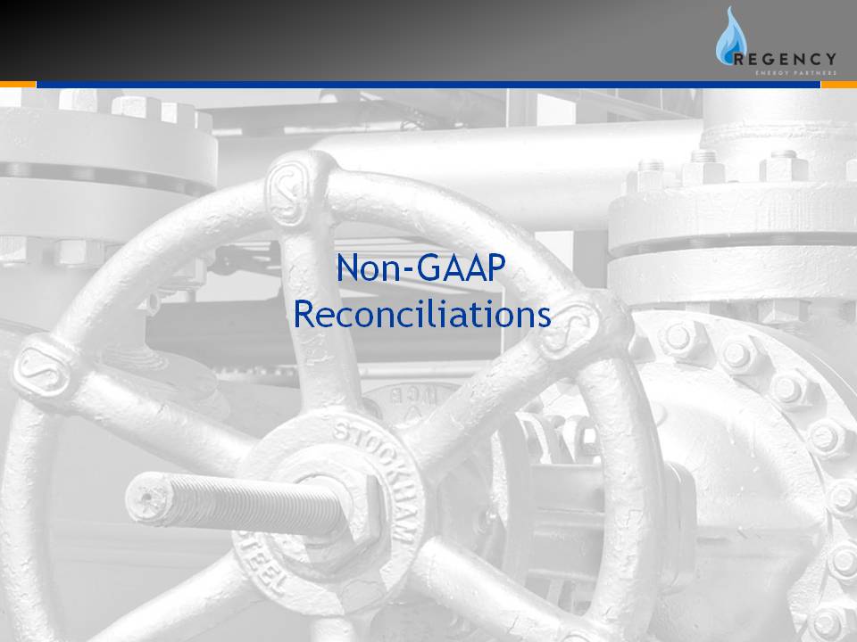 Section Header - Non-GAAP Reconciliations