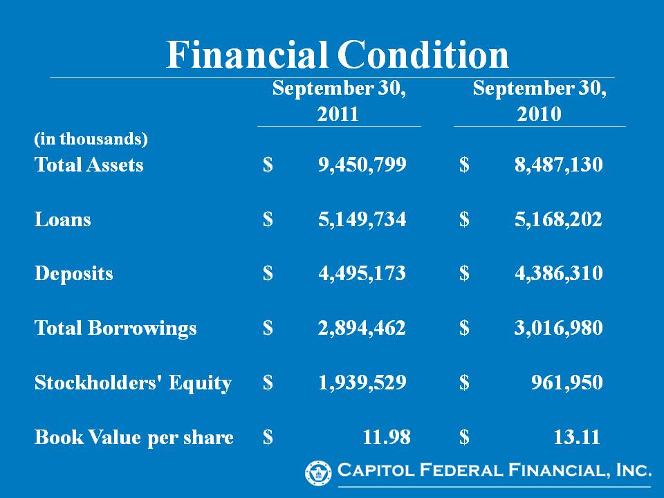 Slide in Stifel presentation