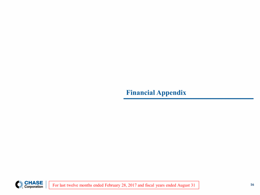 Chase Investor Presentation - Apr 2017- Draft (1)