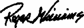 roger williams signature