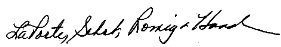 LaPorte Signature