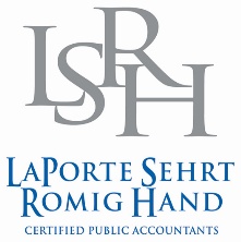 LaPorte Sehrt Romig Hand logo