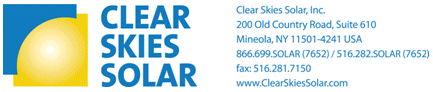 (CLEAR SKIES SOLAR LETTERHEAD)