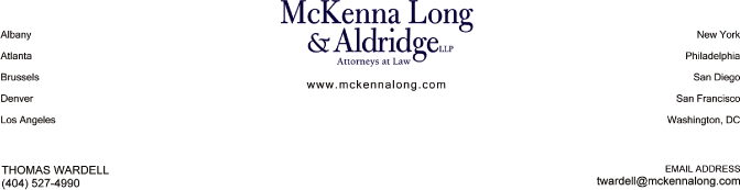 (MCKENNA LONG $ ALDRIDGE LOGO)