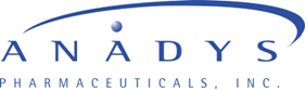 (ANADYS PHARMACEUTICALS, INC. LOGO)