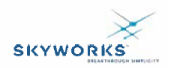 (SKYWORKS LOGO)