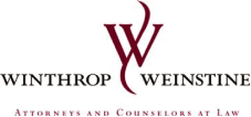 (WINTHROP WEINSTINE LOGO)