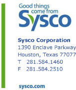 (SYSCO LOGO)