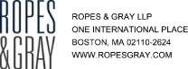 (ROPES & GRAY LOGO)