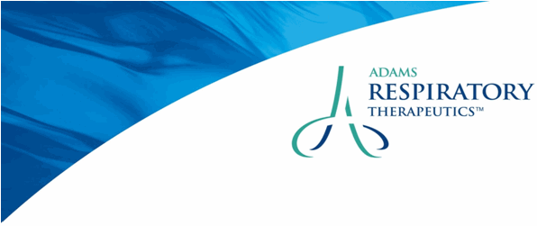 (ADAMS RESPIRATORY THERAPEUTICS LOGO)