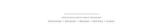 A PENNSYLVANIA LIMITED LIABILITY PARTNERSHIP