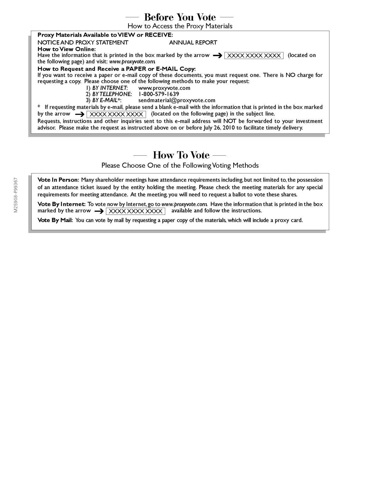 Notice of Internet Availability of Proxy Materials -- Page 2