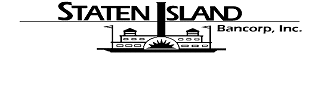 (STATEN ISLAND BANCORP LOGO)