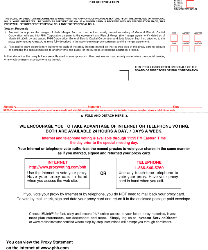 PROXY CARD - VOTING SIDE