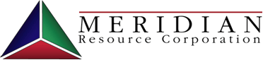 (MERIDIAN RESOURCE CORPORATION LOGO)