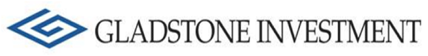 (GLADSTONE INVESTMENT LOGO)