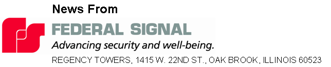 (FEDERAL SIGNAL LOGO)