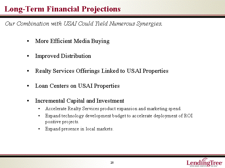 LONG-TERM FINANCIAL PROJECTIONS