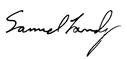 Sam Landy's Signature