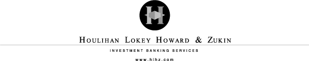 Houlihan Lokey Howard & Zukin Letterhead