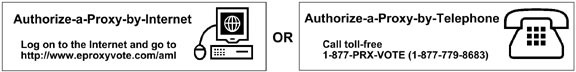 (PROXY by INTERNET or PROXY by PHONE)