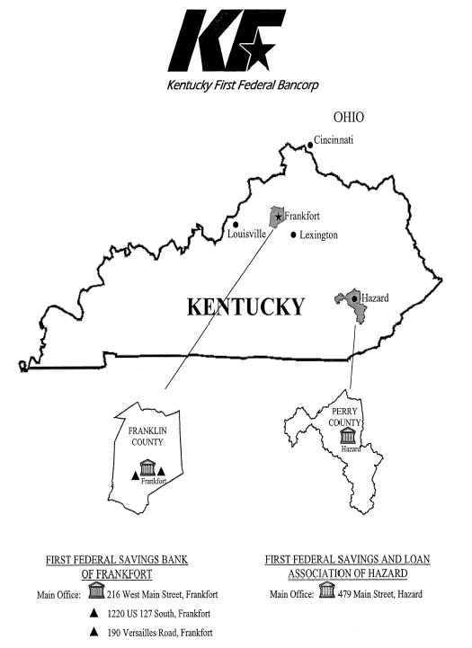 (KENTUCKY FIRST FEDERAL BANCROP MAP)